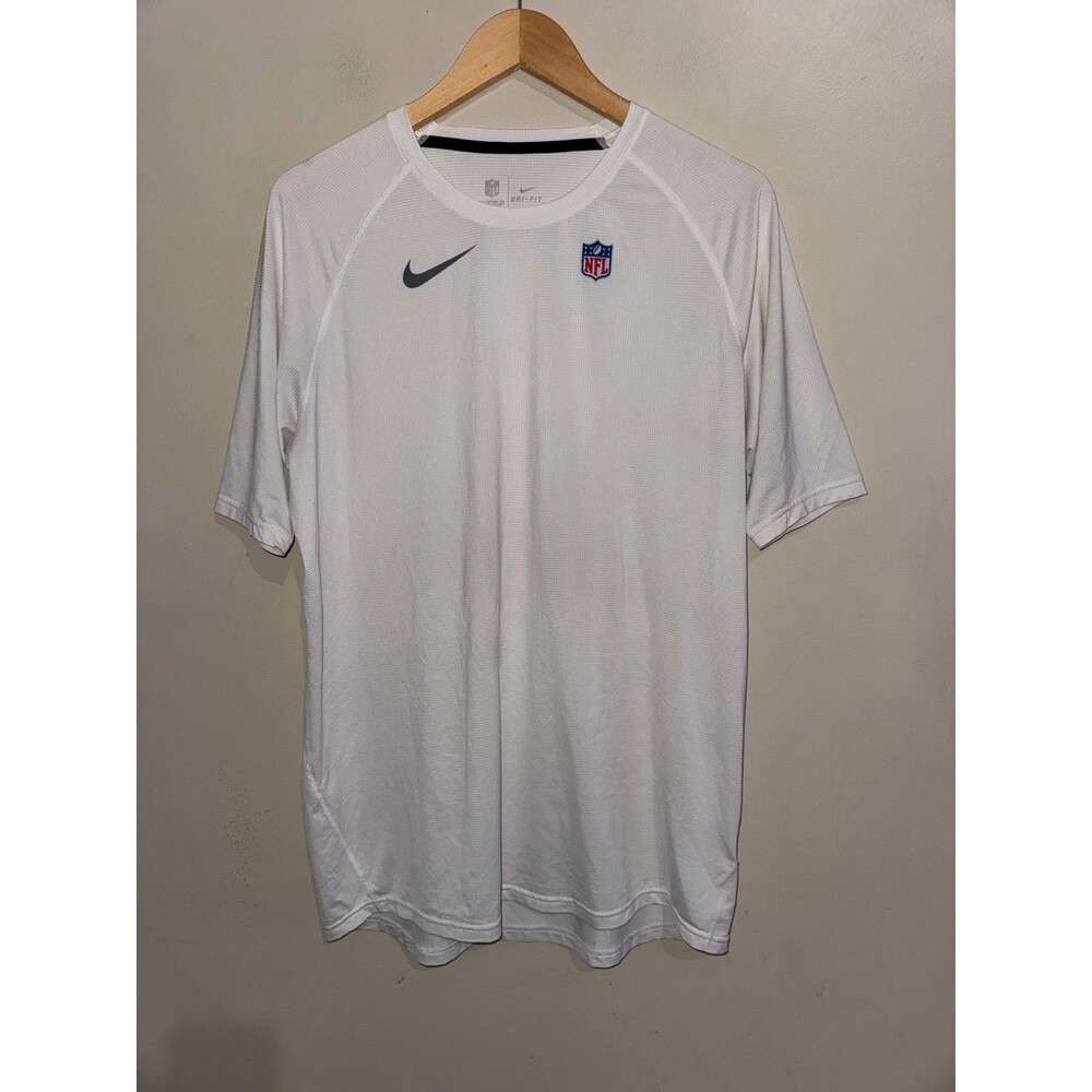 Mens XL Nike NFL Team Issued On-Field White Dri-FIT Compression Shirt CW6294-100